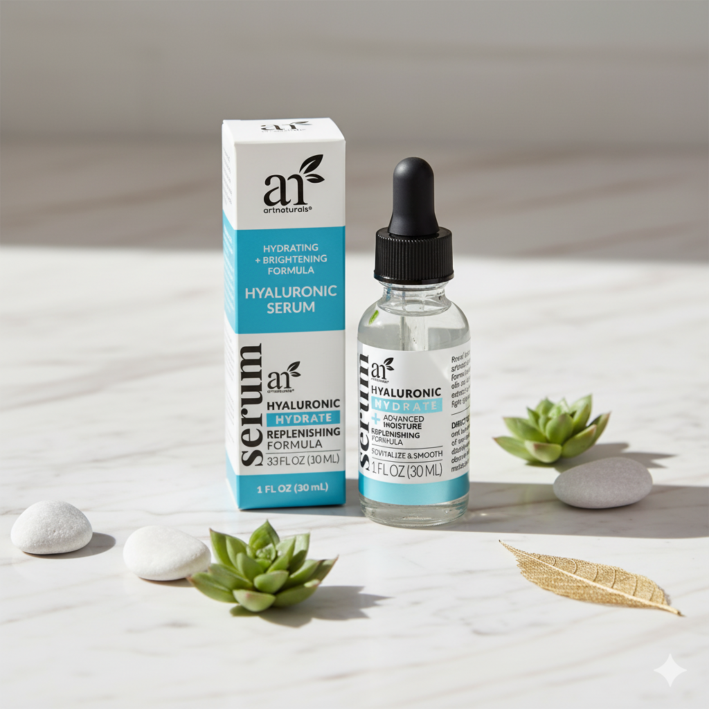 Trio-Sérum ARTNATURALS - Haute Performance,Hydratation, Anti-Âge et Éclat