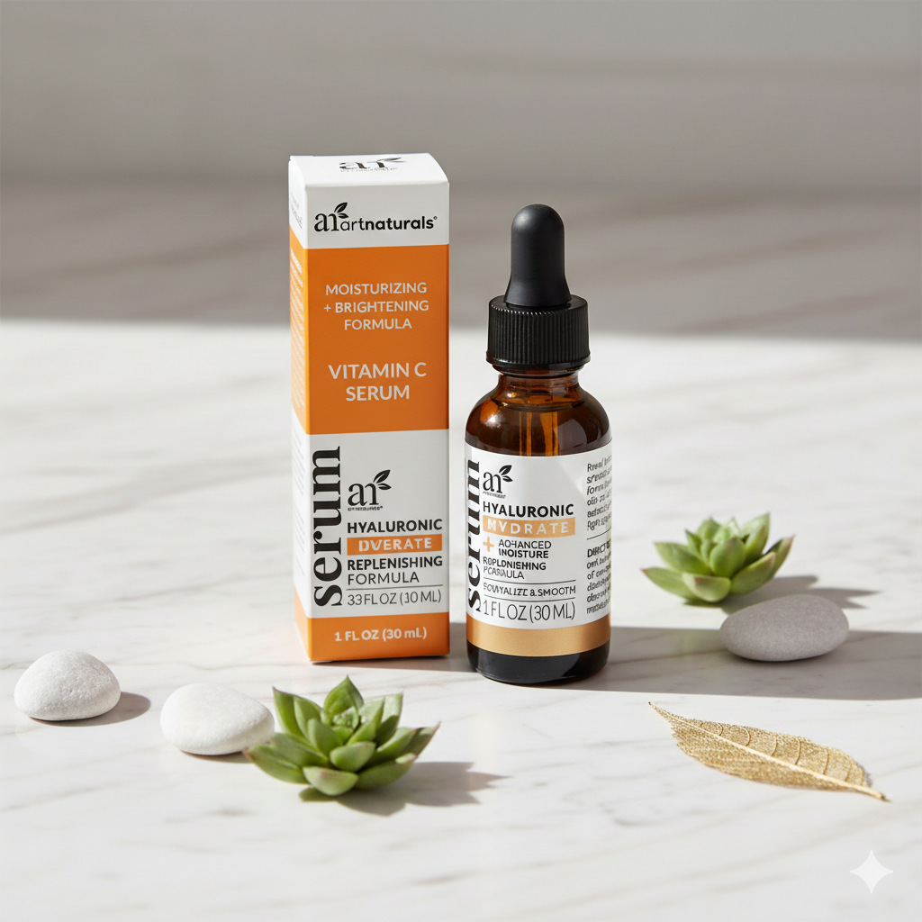 Trio-Sérum ARTNATURALS - Haute Performance,Hydratation, Anti-Âge et Éclat