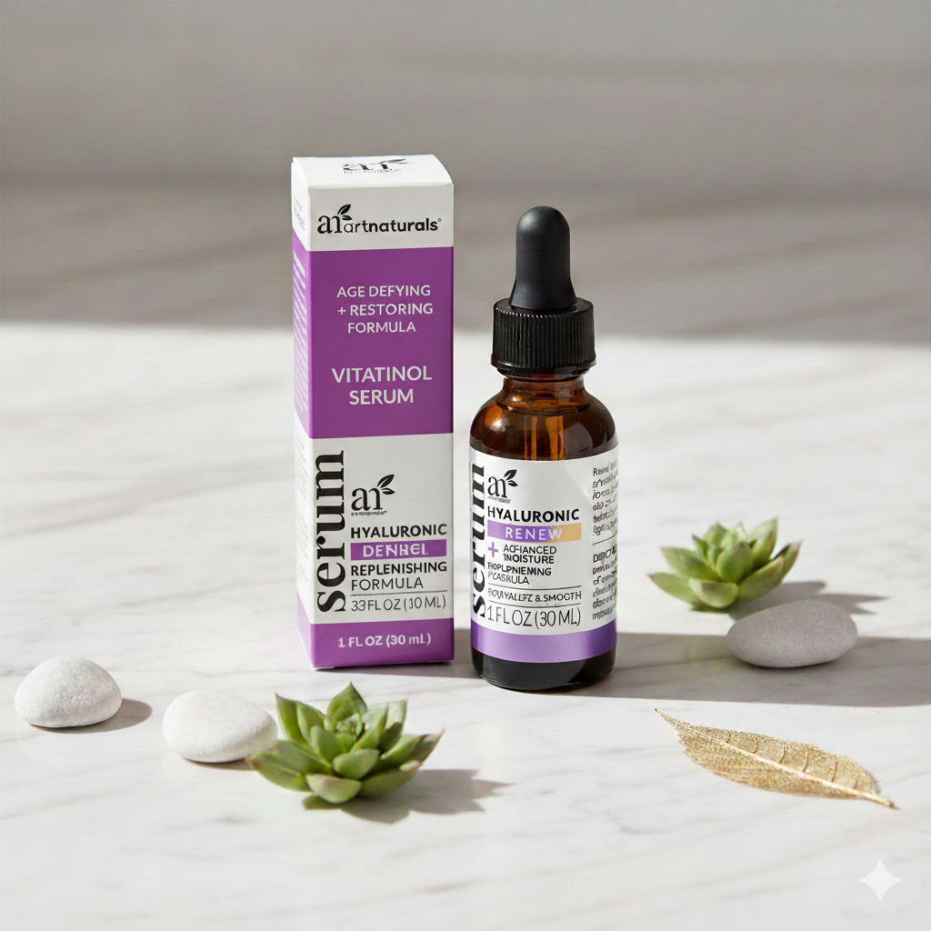 Trio-Sérum ARTNATURALS - Haute Performance,Hydratation, Anti-Âge et Éclat