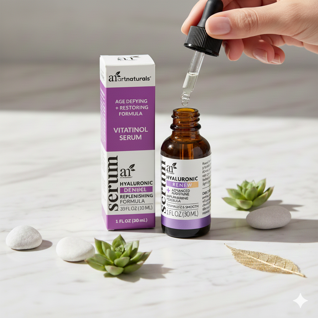 Trio-Sérum ARTNATURALS - Haute Performance,Hydratation, Anti-Âge et Éclat